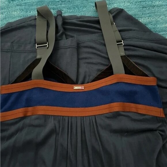 VPL ♡ Convexity Breaker Maxi Dress ♡ grey / blue / rust - Picture 5 of 15